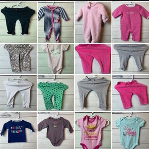 17 pc Girls 3-6 month clothing bundle cat outfit winter shoes